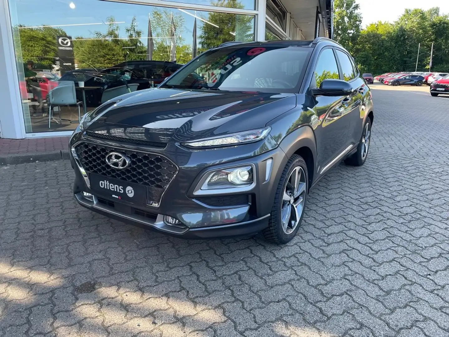Hyundai KONA 1.6 AT Premium Navi-Paket, Sitzpaket, Schiebedach Gris - 2