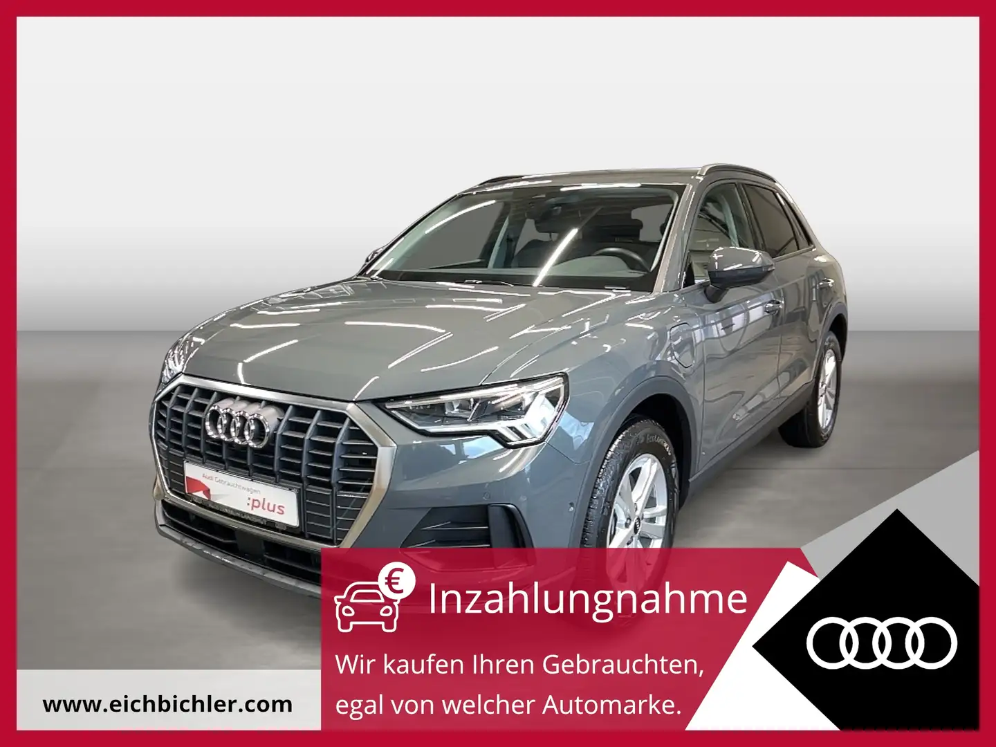 Audi Q3 45 TFSI e S tronic 360 SpurH el.Heck KeyLess Grau - 1