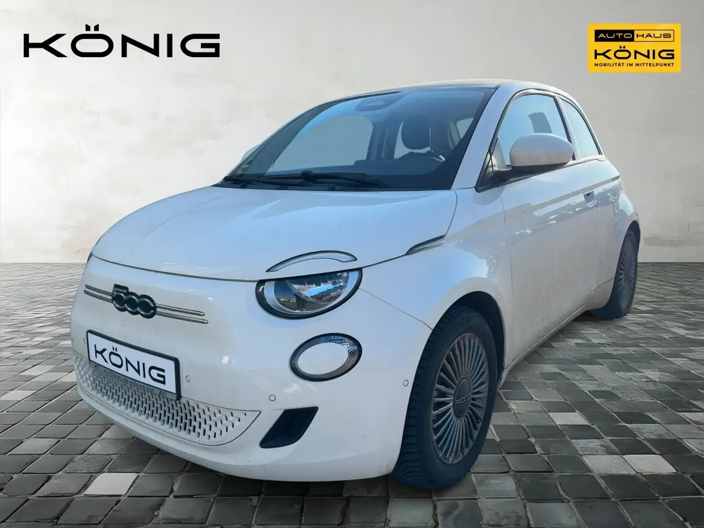 Fiat 500e MY23 320km Reichweite*Carplay*Klimaaut. Blanc - 1