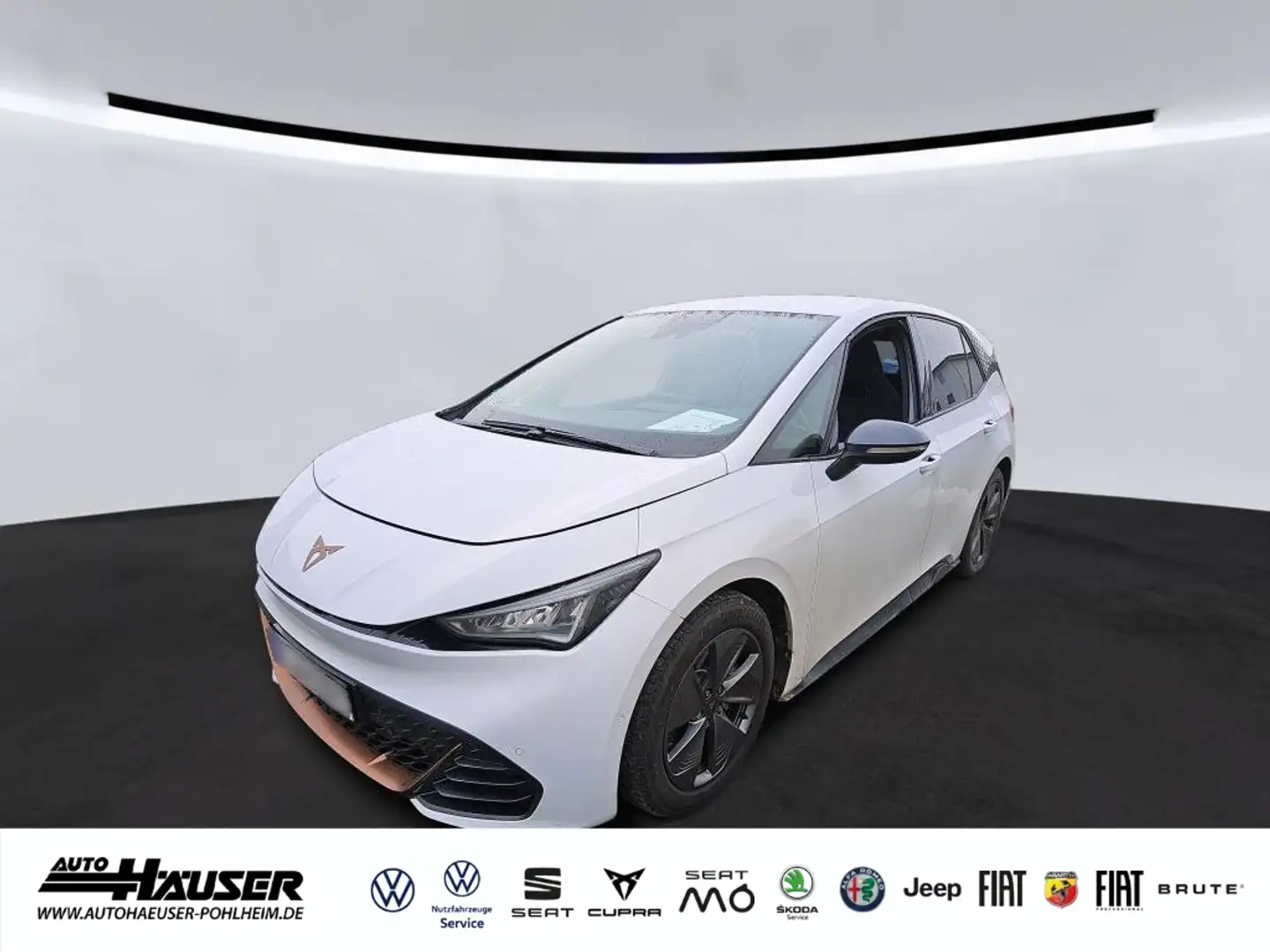 CUPRA Born 58kWh WÄRMEPUMPE TOP-VIEW NAVI PARK ACC SITZHZG Weiß - 1