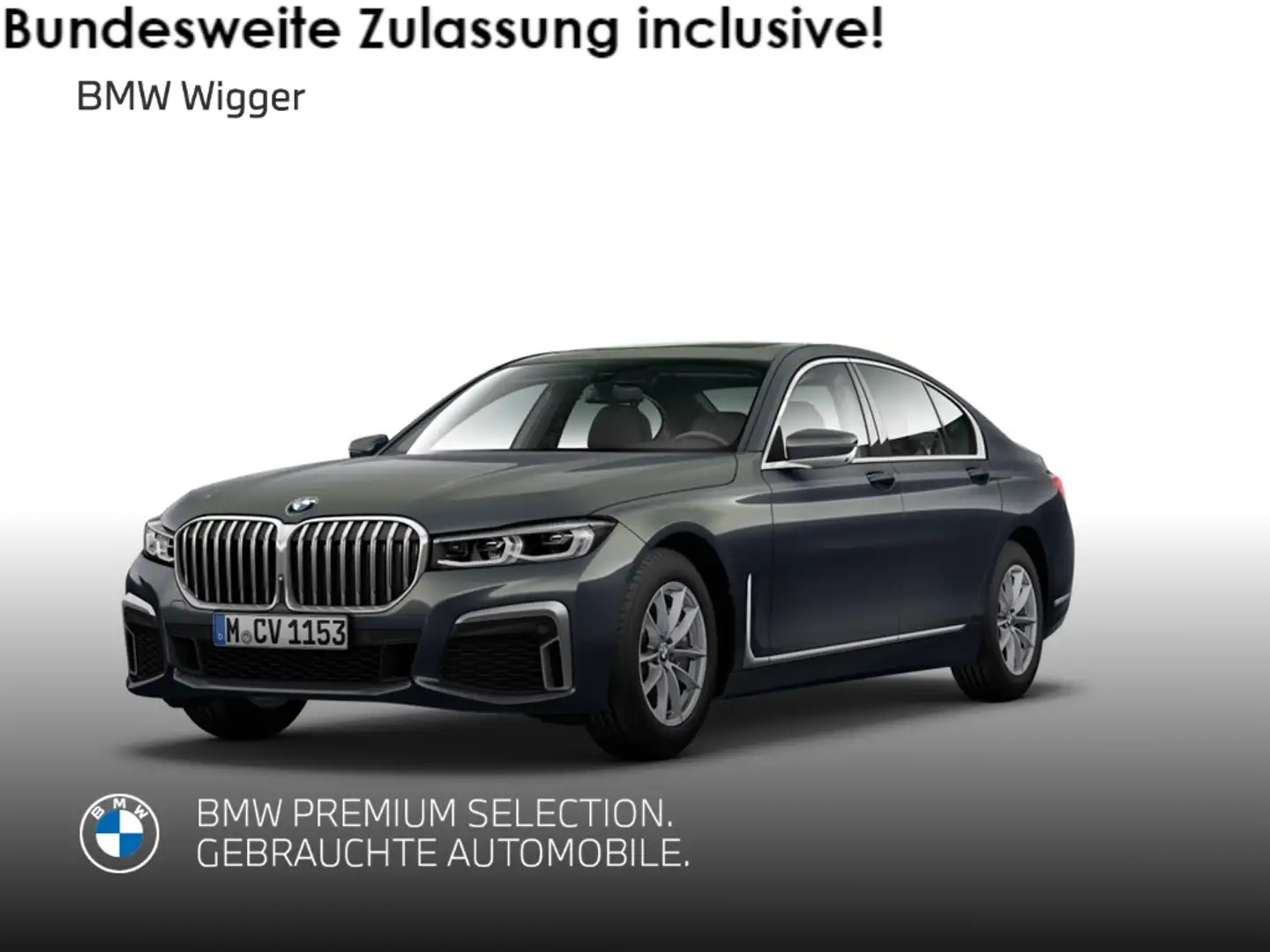 BMW 740 d xDrive/M Sport/Navigation/HUD/Standheizung Grau - 1