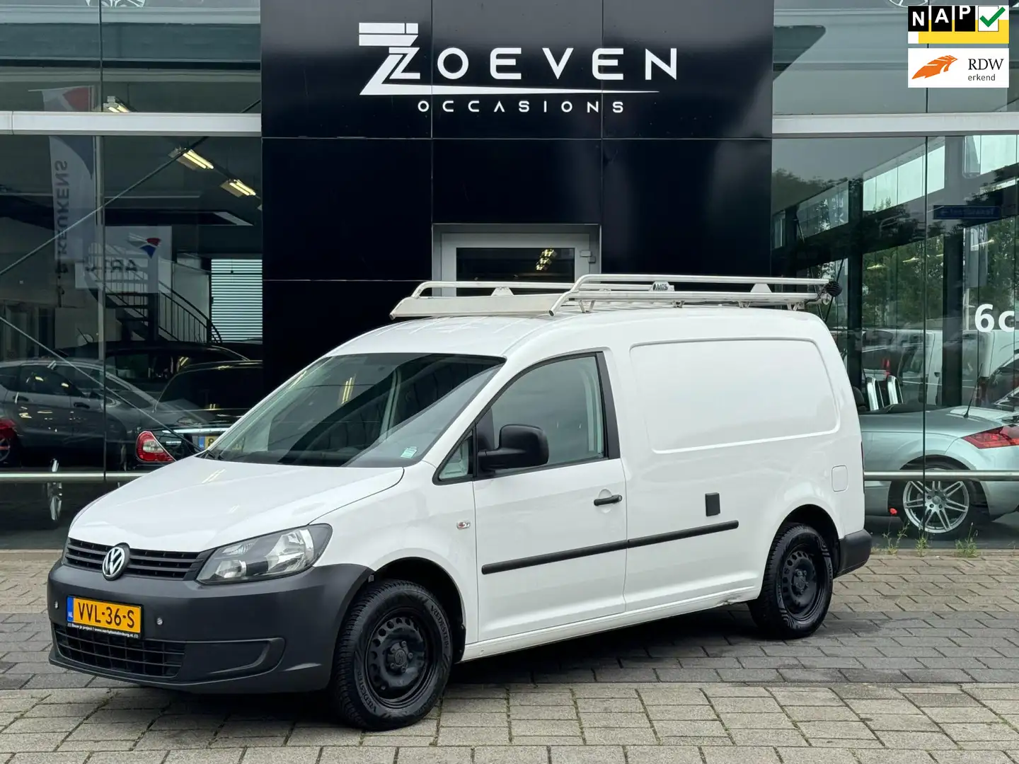 Volkswagen Caddy 1.6 TDI L2H1 Maxi Trendline/Camperuitrusting Wit - 1