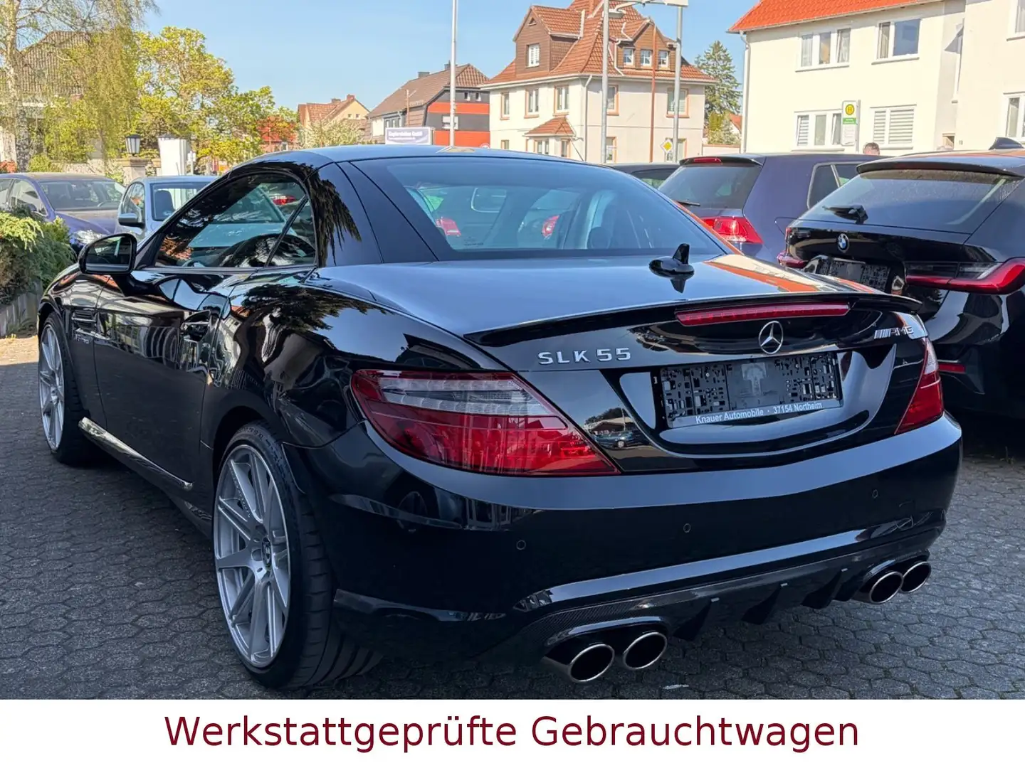 Mercedes-Benz SLK 55 AMG 5,5l V8 Designo*DEUTSCHES FAHRZEUG* Schwarz - 2