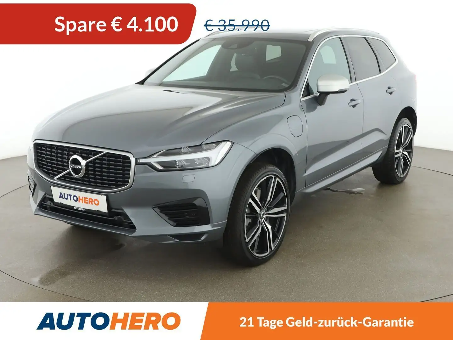 Volvo XC60 2.0 T8 Plug-in Hybrid R-Design AWD Grau - 1