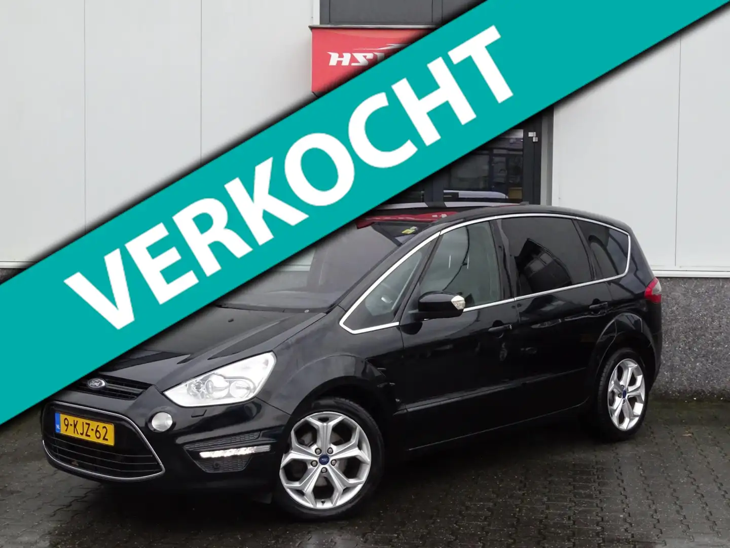 Ford S-Max 1.6 EcoBoost Lease Titanium 5p navi LM airco Zwart - 1