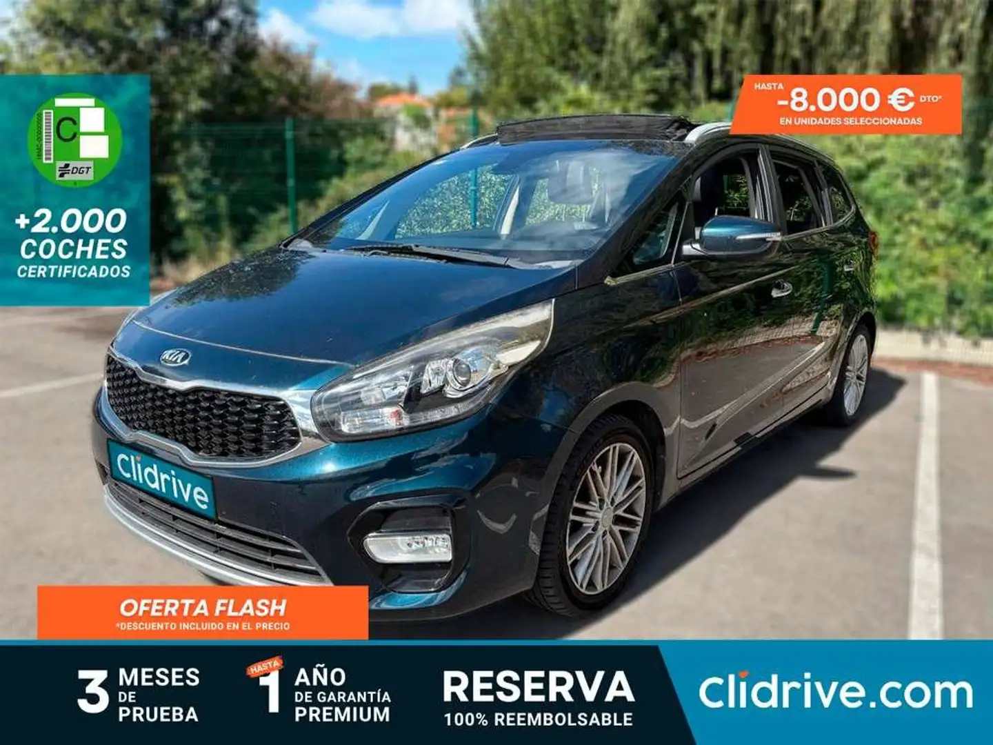 Kia Carens 1.7 CRDi VGT 104kW115CV Drive EcoDyn Azul - 1