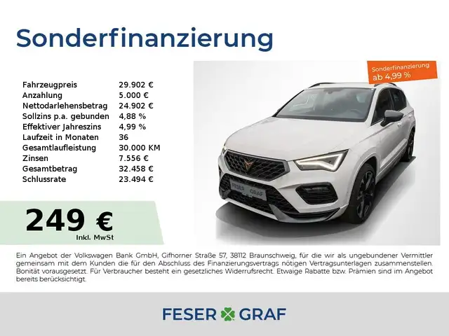 CUPRA Ateca 2.0 TSI 7-Gang-DSG NAVI/R-KAMERA/LED/SHZ