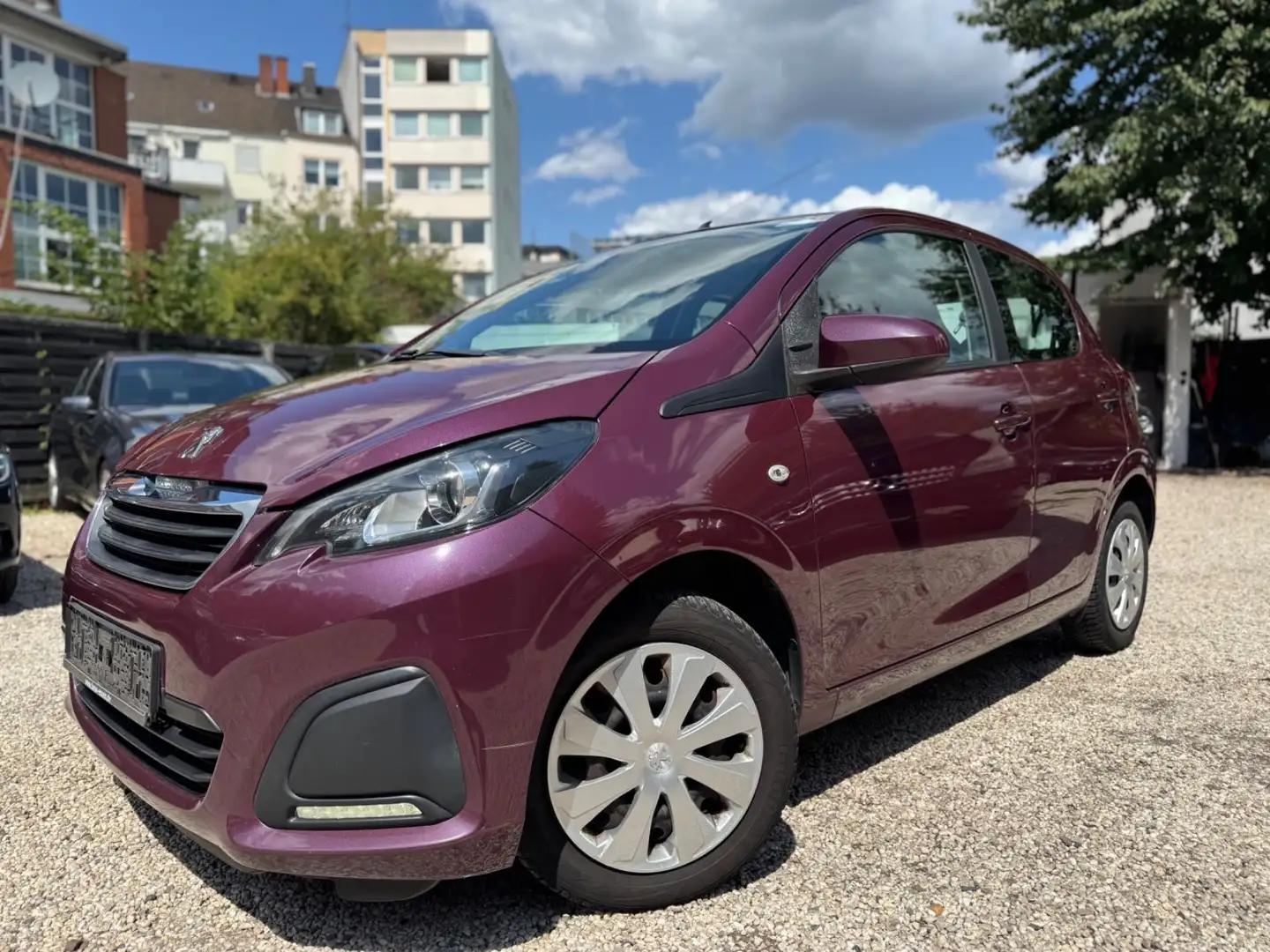 Peugeot 108 Active 1.0 5-TÜRIG/KLIMA/SERVO/LED/TÜV-NEU Paars - 1