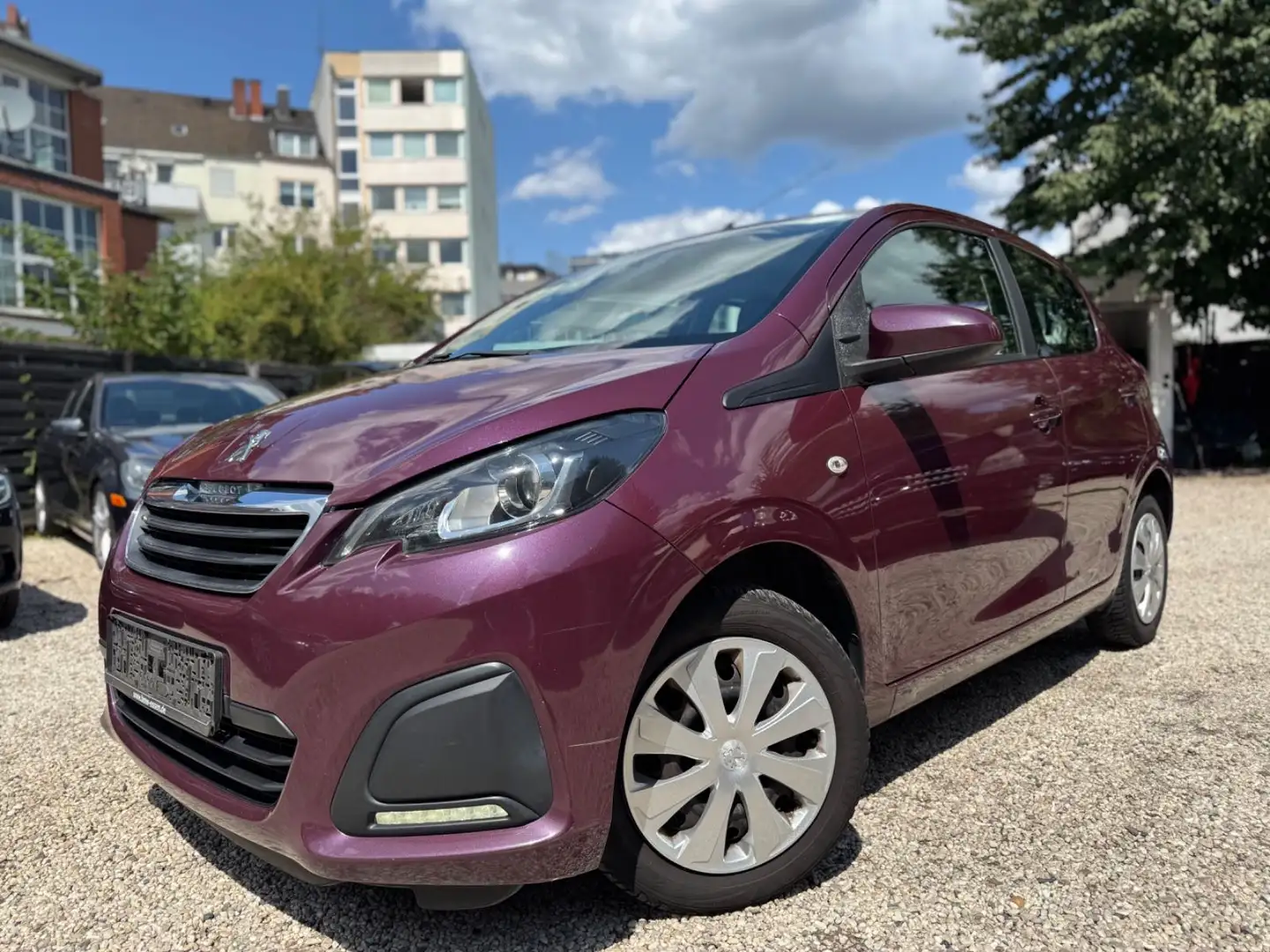 Peugeot 108 Active 1.0 5-TÜRIG/KLIMA/SERVO/LED/TÜV-NEU Paars - 2
