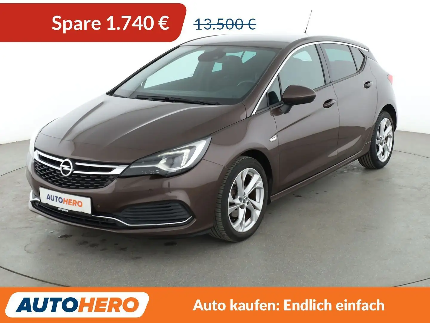 Opel Astra 1.4 SIDI Turbo Dynamic*LED*TEMPO*CAM*PDC*SHZ* Braun - 1