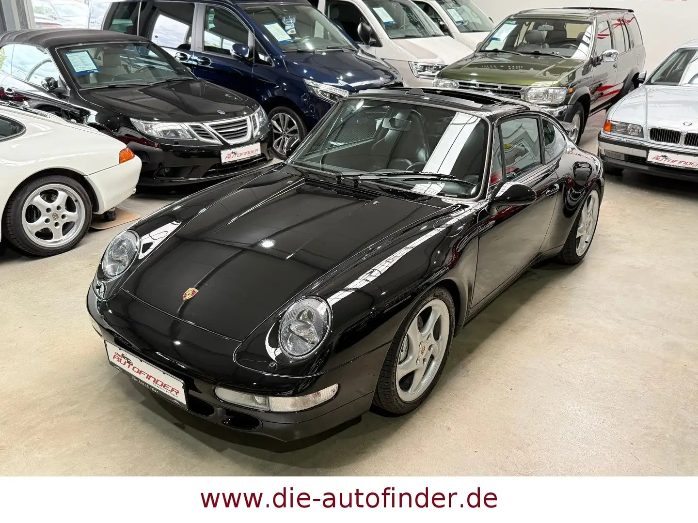 Porsche 993 Carrera 4 Coupé Turbositze,SSD,18"Alu,3.Hand Noir - 2