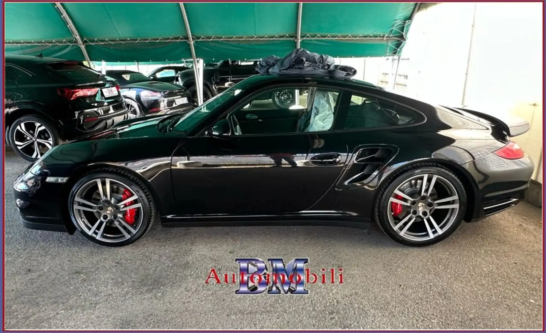 Porsche 997 TURBO PDK "BOOK SERVICE" TETTO XENO C19 NAVI PASM Schwarz - 1