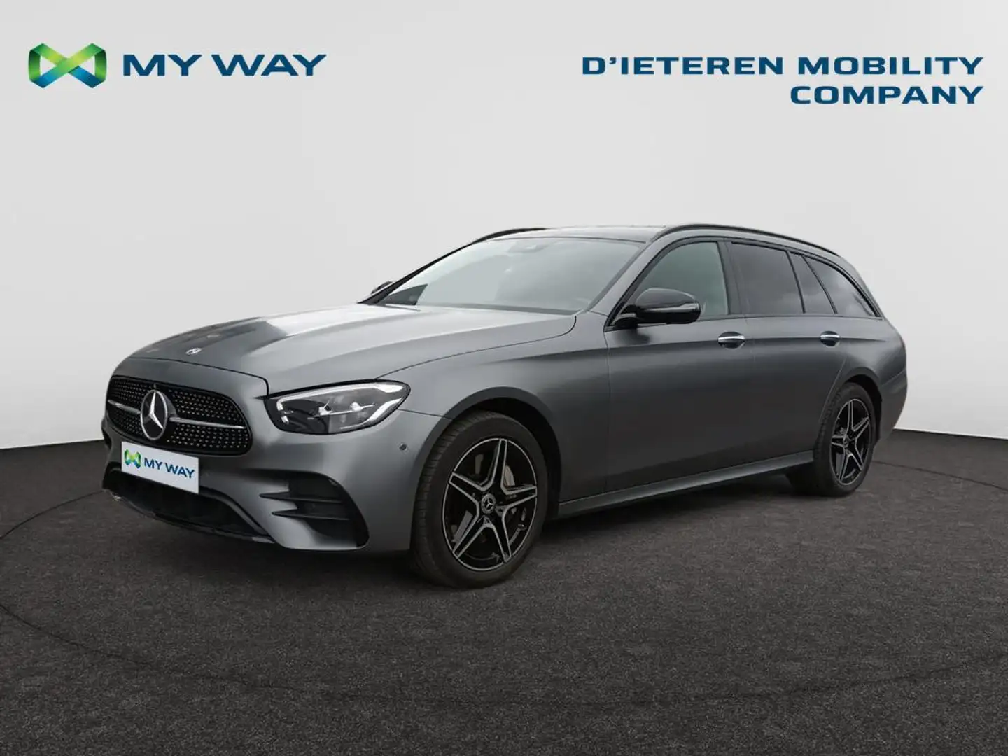 Mercedes-Benz E 300 AMG-LINE 300de PHEV 313 PK DCT / Open Dak / Leder  Grijs - 1