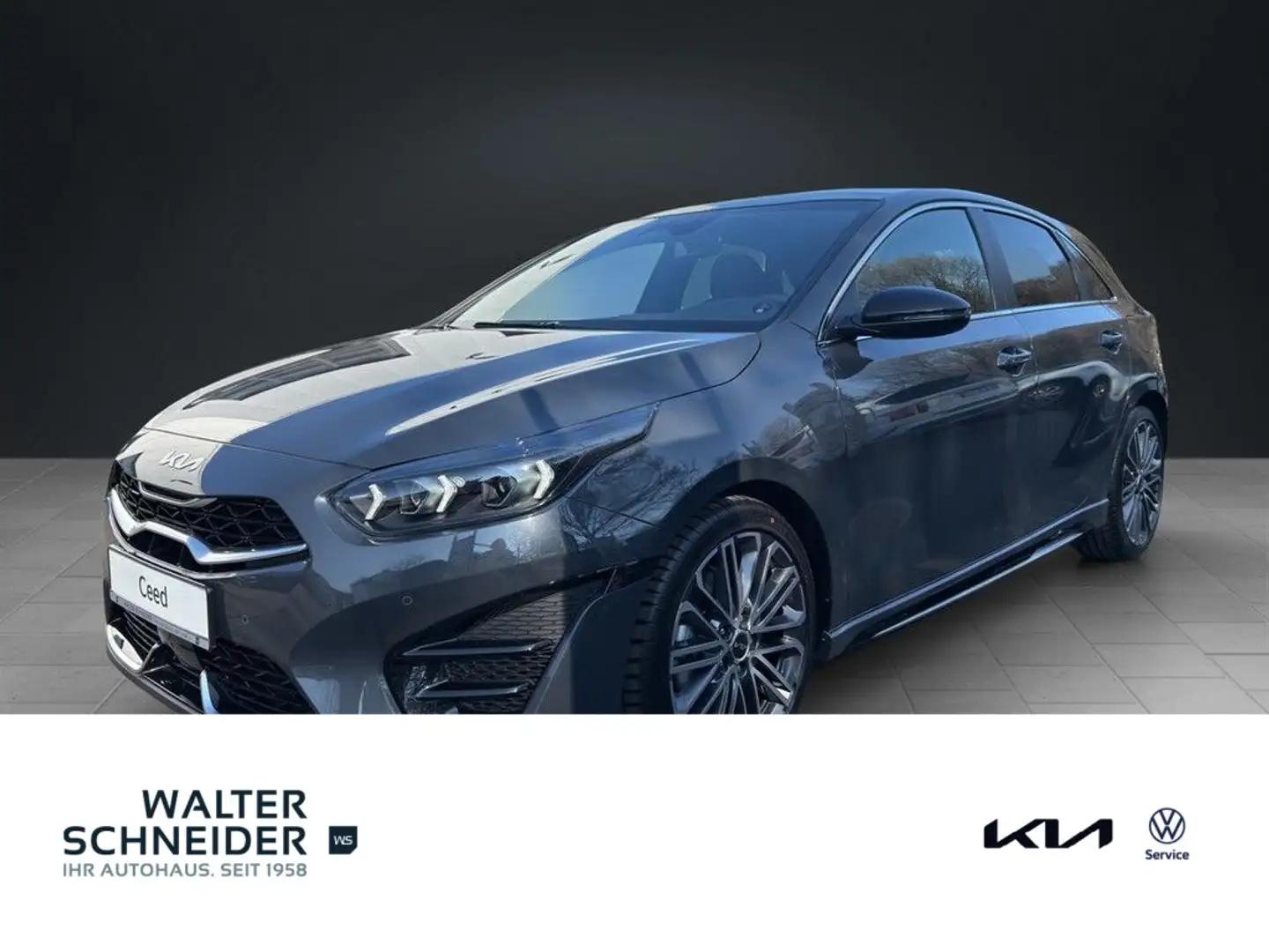 Kia Ceed / cee'd CEED 1.5T 140 DCT7 GT-Line TEC LEDER GLASDACH Grau - 1