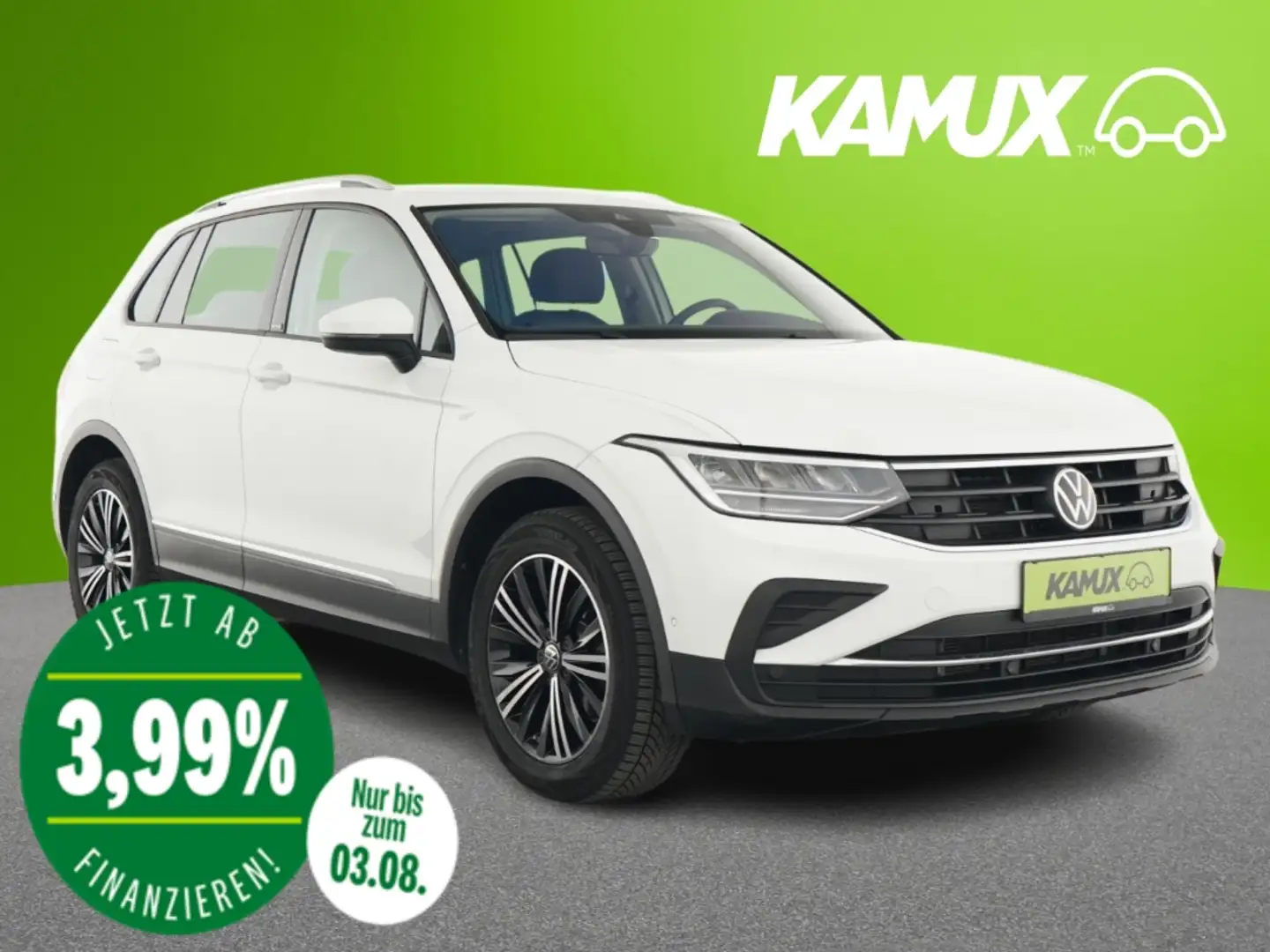 Volkswagen Tiguan 2.0TDI DSG Active+LED+NAVI+KAMERA+PDC White - 1