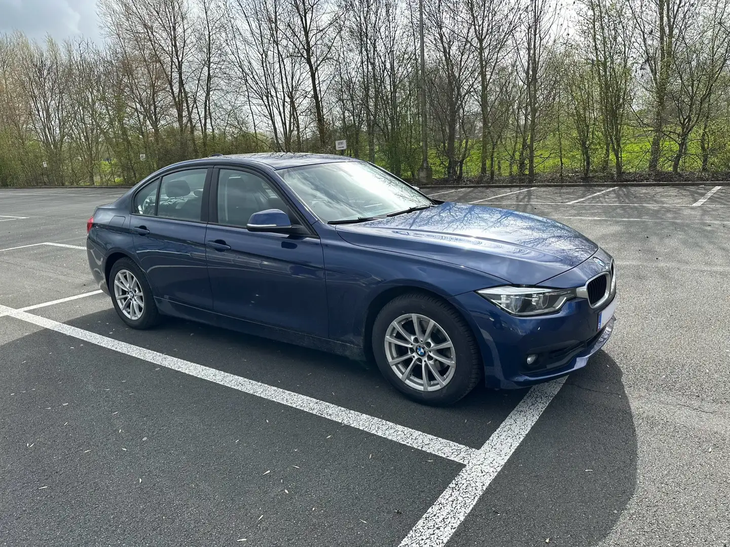 BMW 318 318d Blauw - 1