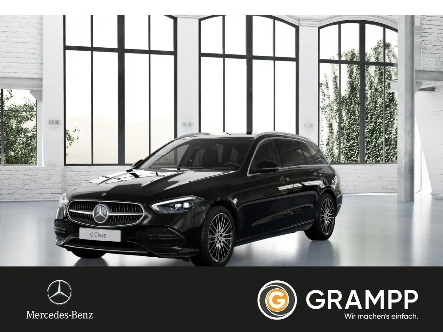 Mercedes-Benz C 200 d T AvantgardeAdvPlus/AHK/Distronic/Kamera Schwarz - 1