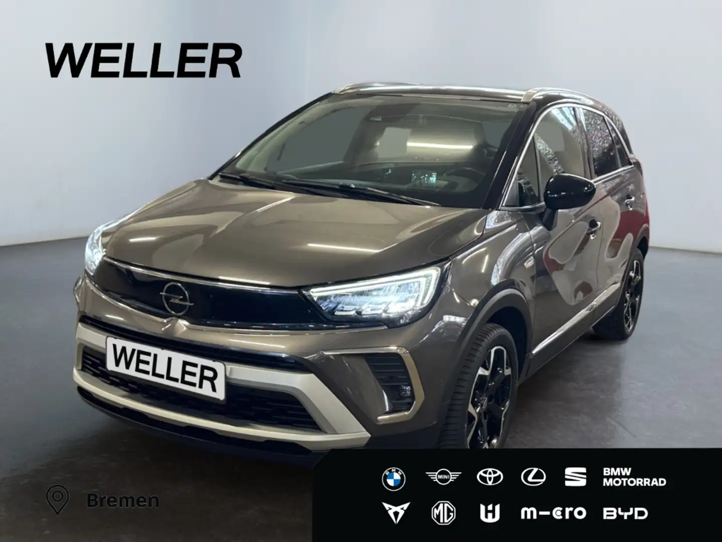 Opel Crossland 1.2 Ultimate *LED*Alcantara*HUD*Kamera* Grau - 1