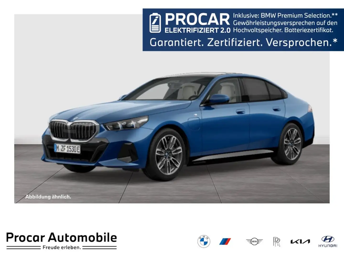 BMW 550 e xDrive M SPORT+B&W+AHK+PANO+HuD+DA PROF+360° Blau - 1