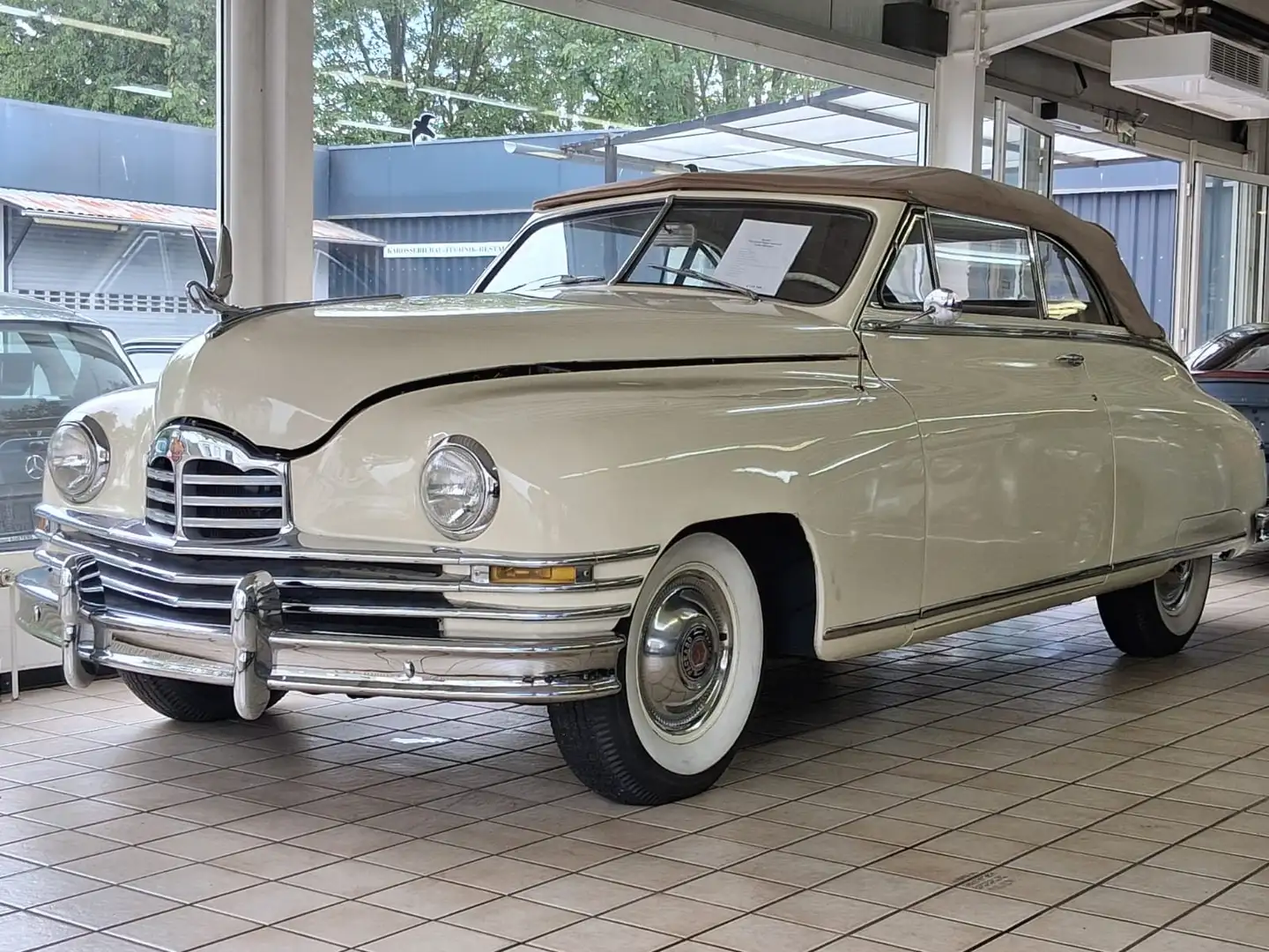 Oldtimer Packard Eight Viktoria Vollcabrio,dt. Papiere,restauriert Weiß - 1