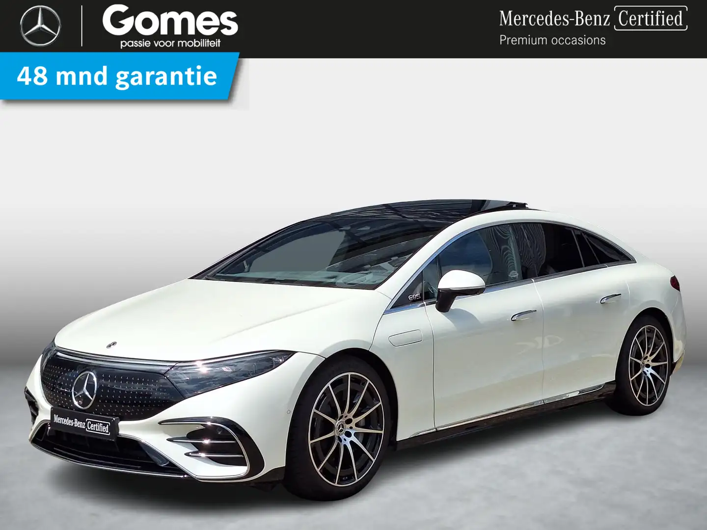Mercedes-Benz EQS 450+ AMG Line 108 kWh | Panoramadak | Trekhaak | B Wit - 1