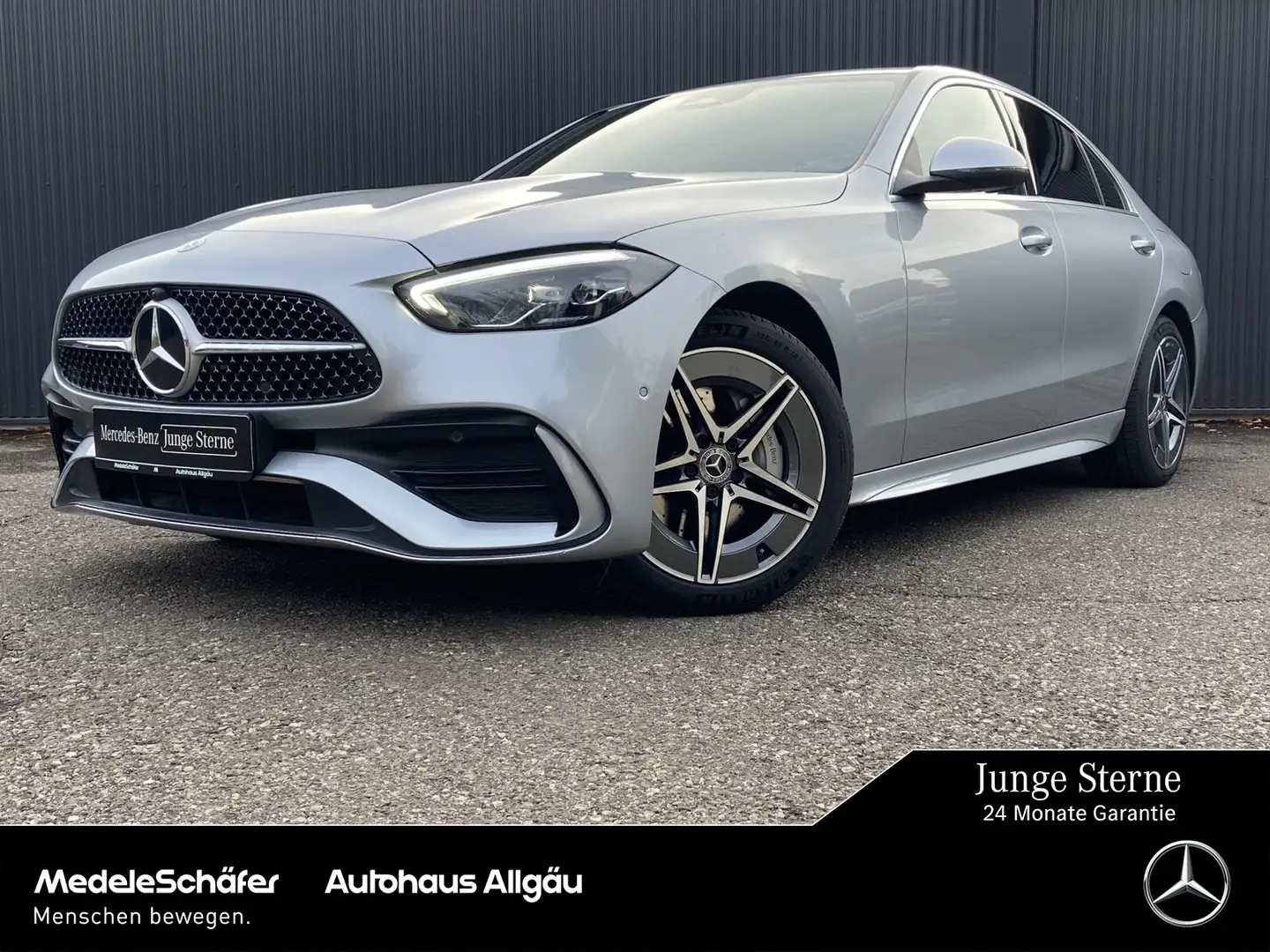 Mercedes-Benz C 300 C 300 de 4M AMG 18" Memory Vorr.-Distronic LED Tel Argent - 1