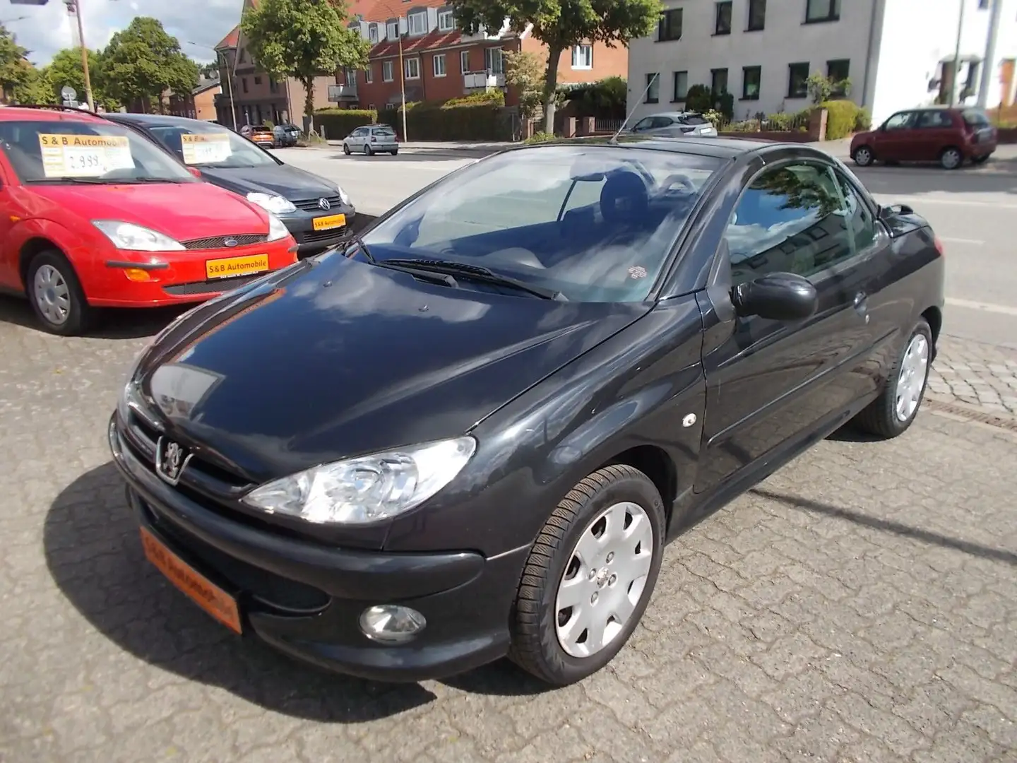 Peugeot 206 Cabriolet CC Filou TÜV NEU Zwart - 1