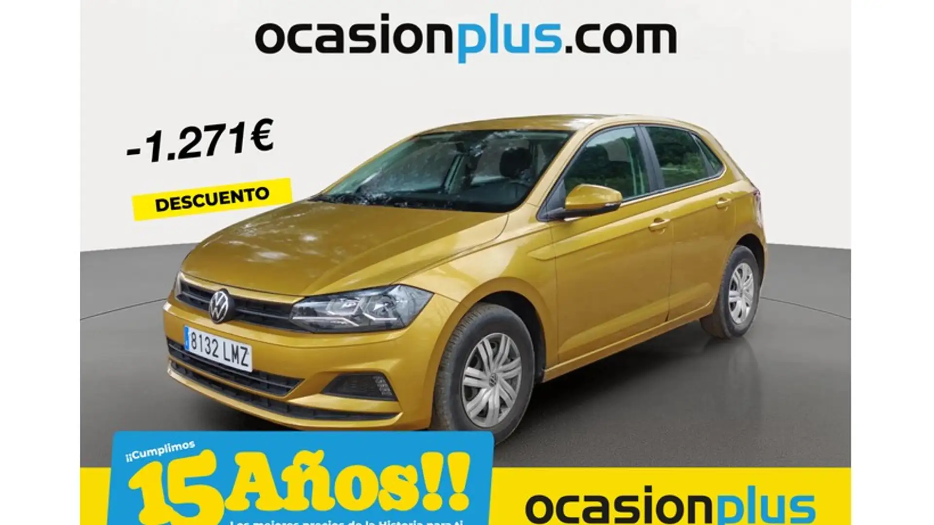 Volkswagen Polo 1.0 Edition 59kW Jaune - 1
