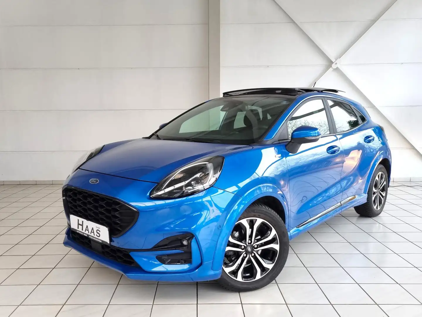 Ford Puma 1.0 EcoBoost ST-Line # Navi #Pano #e. Heckklappe # Blau - 1
