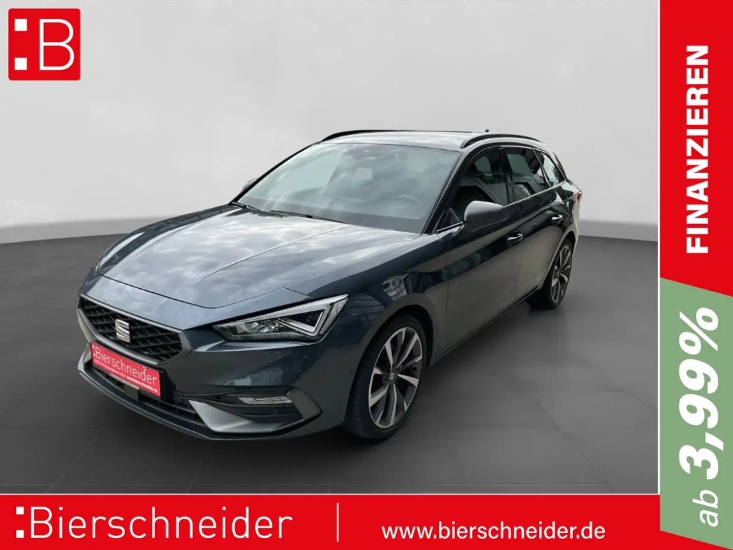 SEAT Leon Sportstourer 1.5 eTSI DSG FR AHK NAVI LED KAMERA Grau - 1