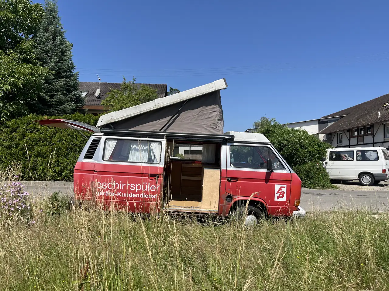 Volkswagen T3 VW T3 Transporter Westfalia Schlafdach Camping BJ, foto 2