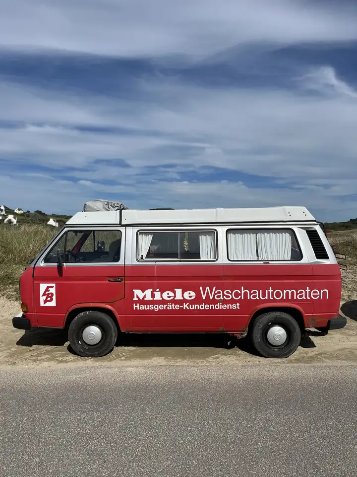 Volkswagen T3 VW T3 Transporter Westfalia Schlafdach Camping BJ, foto 1