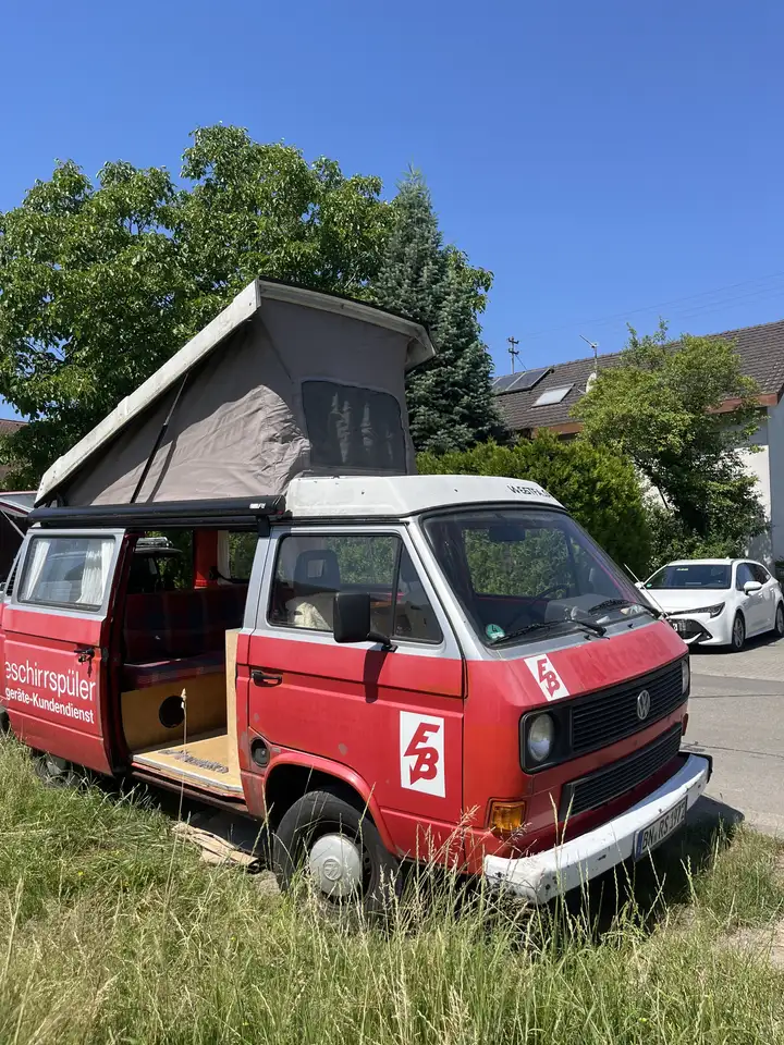 Volkswagen T3 VW T3 Transporter Westfalia Schlafdach Camping BJ, foto 3