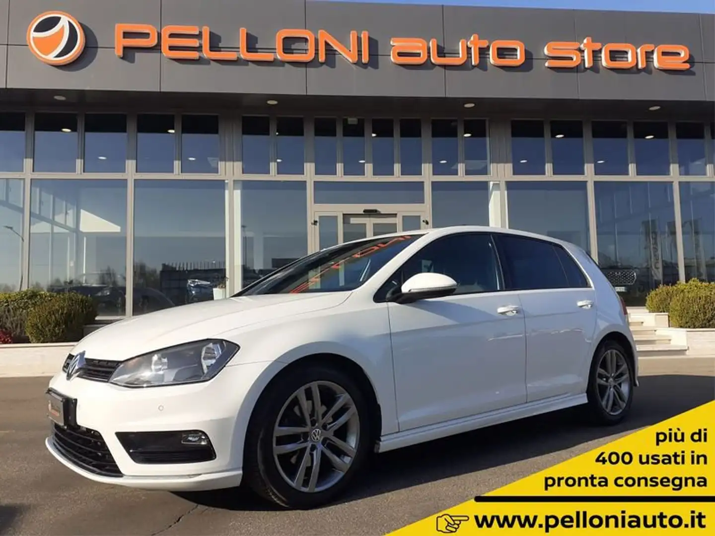 Volkswagen Golf Golf 1.6 TDI 110 CV R Line 5p. GARANZIA - KM CERT Weiß - 1