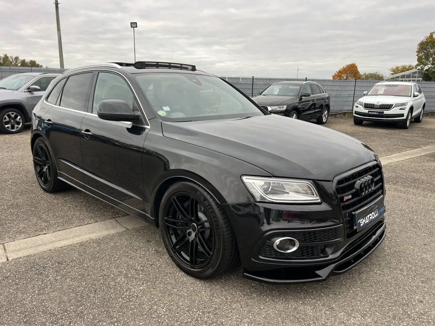 Audi SQ5 3.0 V6 BiTDI 313ch Quattro Tiptronic8 S-Line GPS Caméra ToitPano Zwart - 2