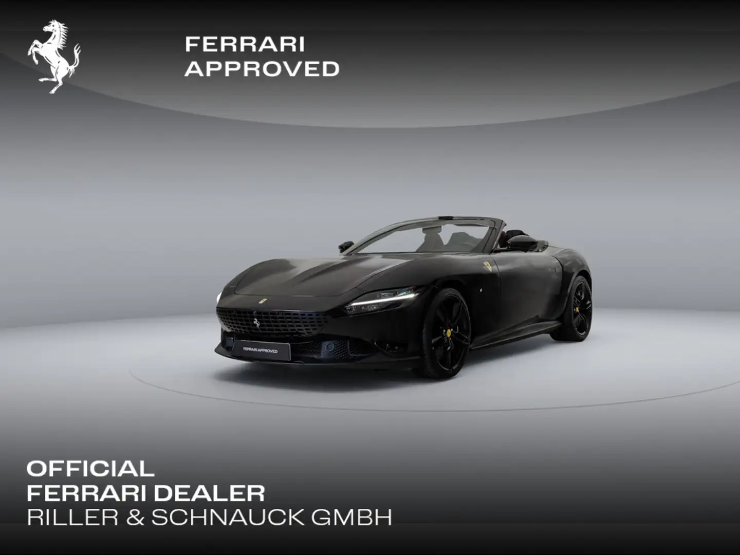 Ferrari Roma Spider >NERO DAYTONAxROSSO DUCALE*Low Mi Noir - 1