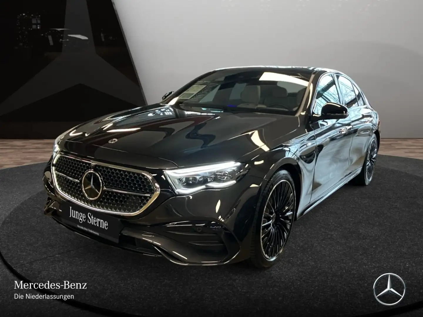 Mercedes-Benz E 400 e 4M Hybrid AMG Fahrass 360° Airmat Pano HUD Gris - 2