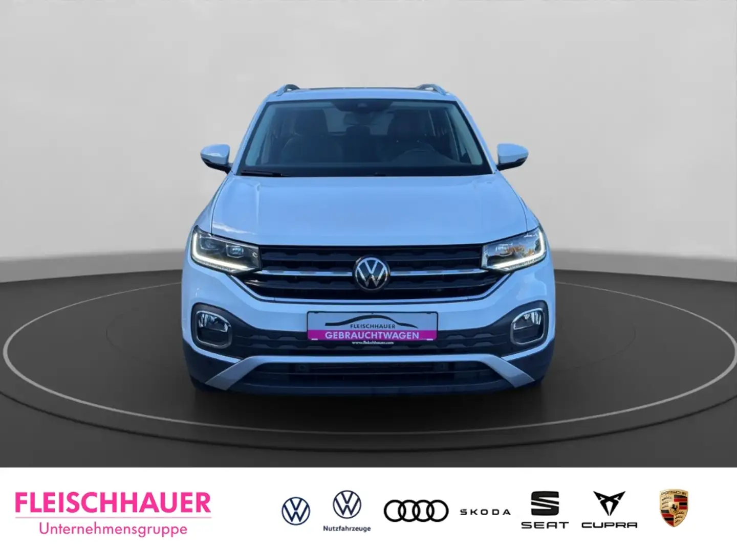 Volkswagen T-Cross Style 1.0 TSI  ACC+CarPlay+RK+PDC-Plus+LED+DAB Weiß - 2