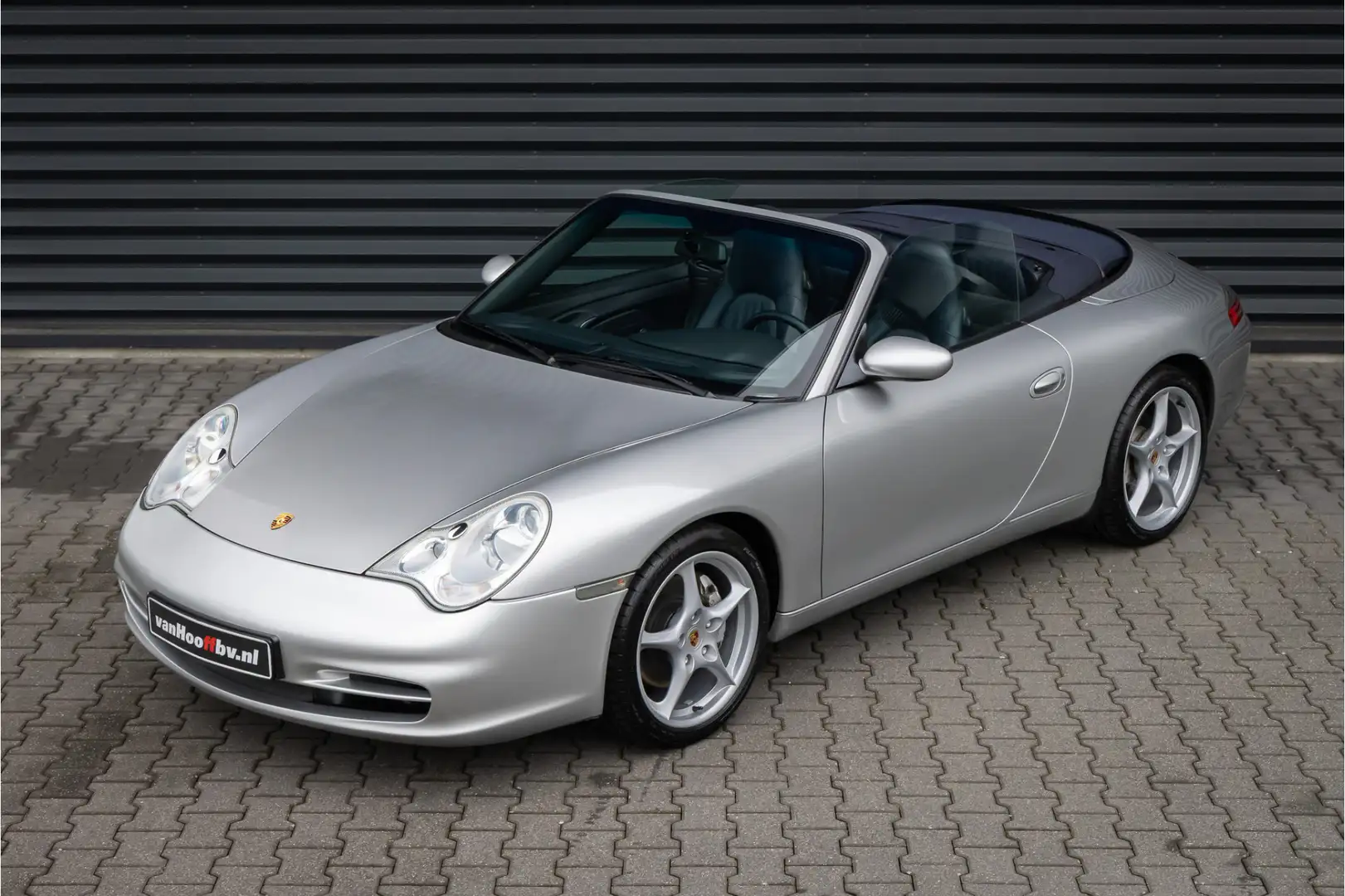 Porsche 996 Cabrio 3.6 Carrera 4 Donkerblauw leder Silber - 2