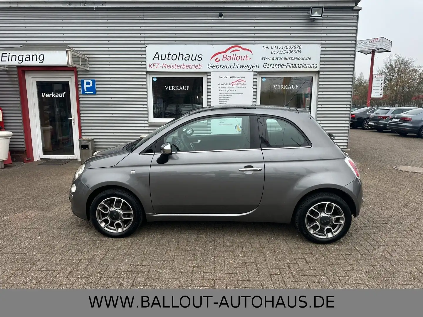 Fiat 500 *2.HAND*KLIMA*TEMPO*TÜV/AU NEU*GARANTI Grigio - 1