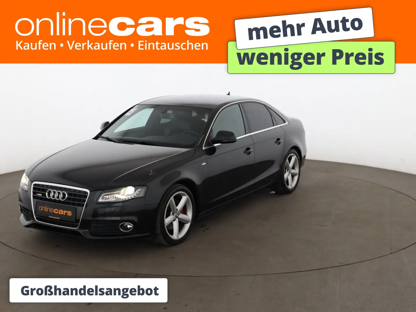 Audi A4 Limousine 2.0 TDI S-Line XENON LEDER NAVI TEMP Schwarz - 1