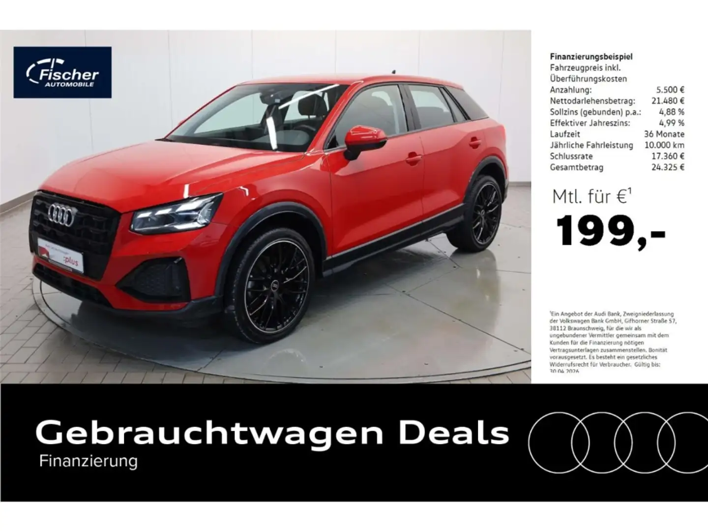 Audi Q2 35 TFSI Advanced Rot - 1