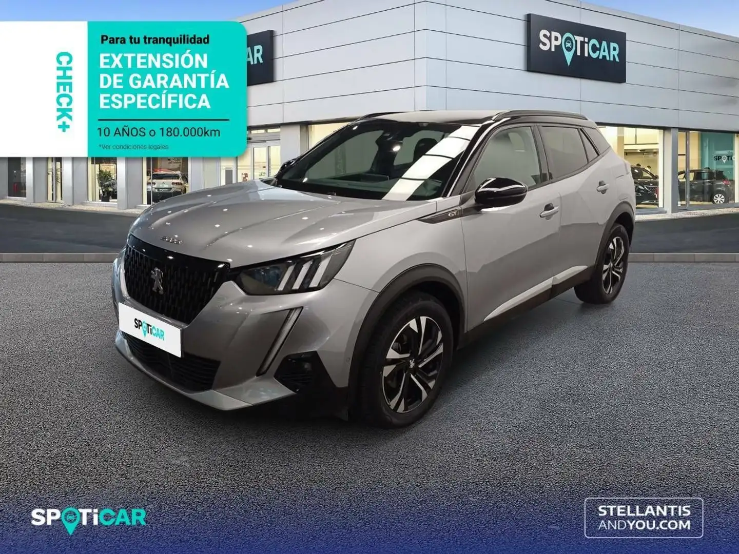 Peugeot 2008 1.2 PureTech S&S GT 130 Gris - 1