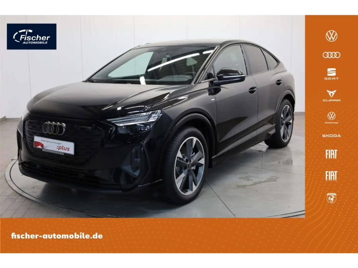 Audi Q4 e-tron Sportback 45 S line RFK/Matrix/W-Pumpe Schwarz - 1