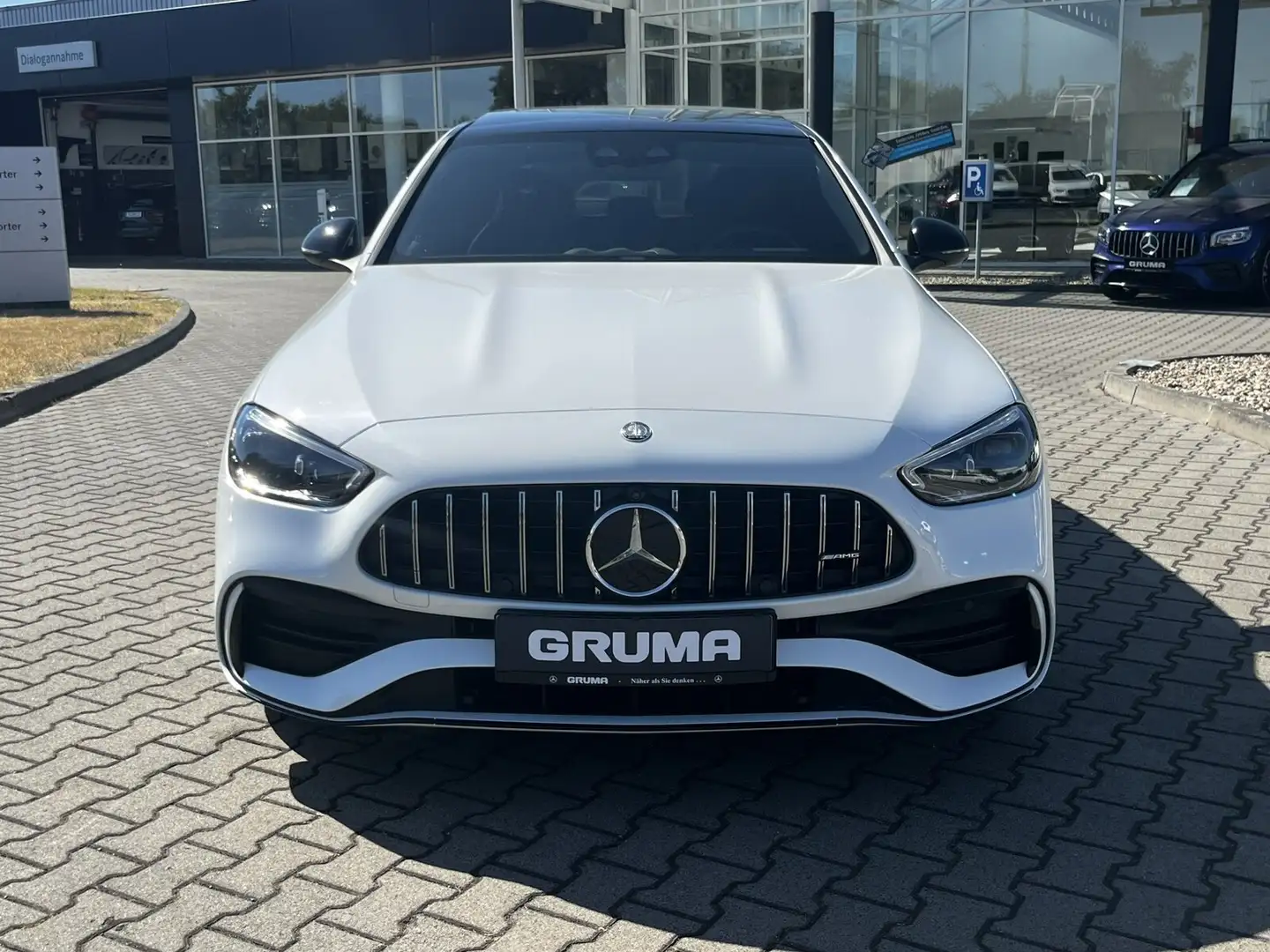 Mercedes-Benz C 43 AMG Mercedes-AMG C 43 4M Distr.+AHK+DigitalLight+Bur Blanc - 2