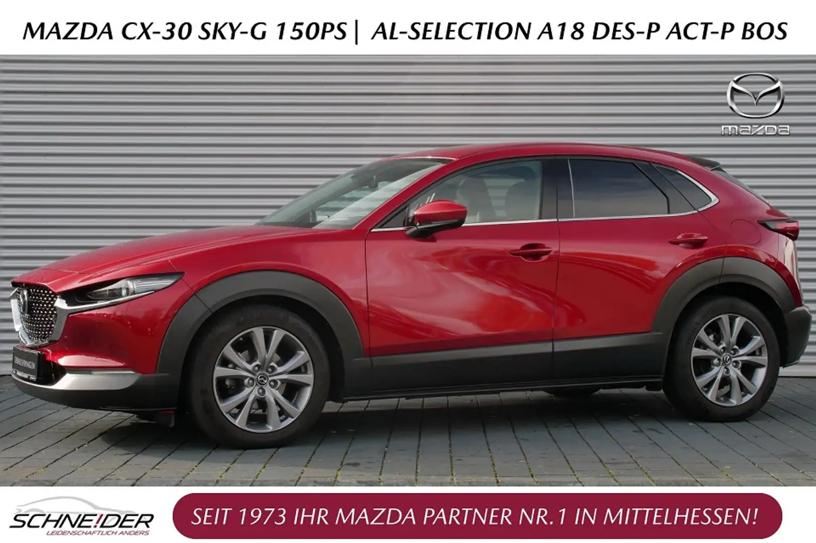 Mazda CX-30 SKY-G 150 Selection+ Design,&Premiump. M+S Rojo - 1