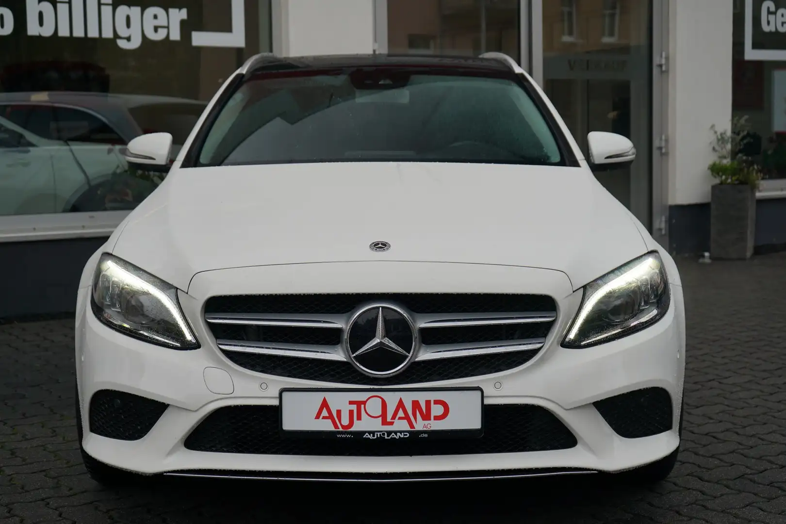 Mercedes-Benz C 160 C200 T-Modell  Avantgarde LED Panorama ACC Leder Bianco - 2