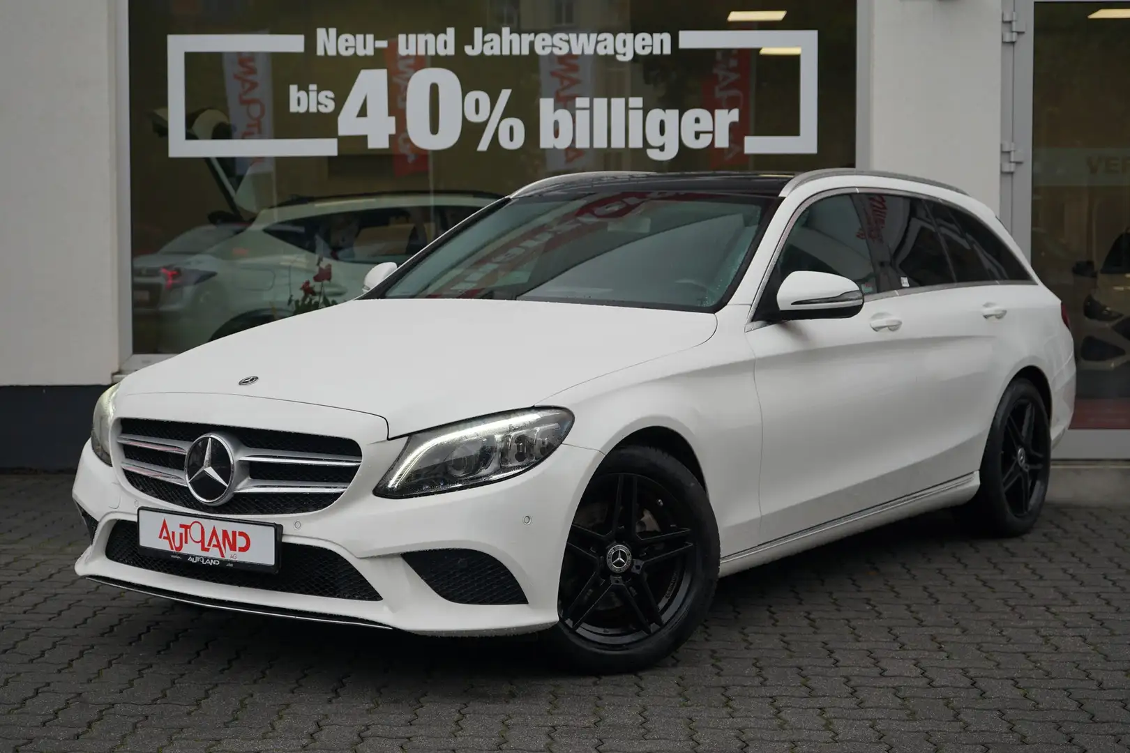 Mercedes-Benz C 160 C200 T-Modell  Avantgarde LED Panorama ACC Leder Bianco - 1
