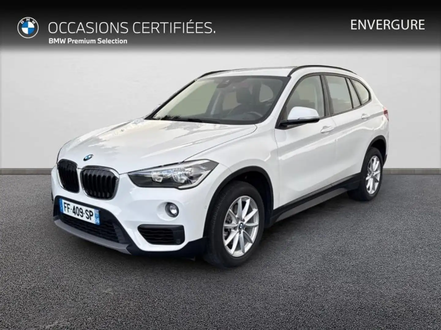BMW X1 sDrive18iA 140ch Lounge DKG7 Euro6d-T Blanc - 1