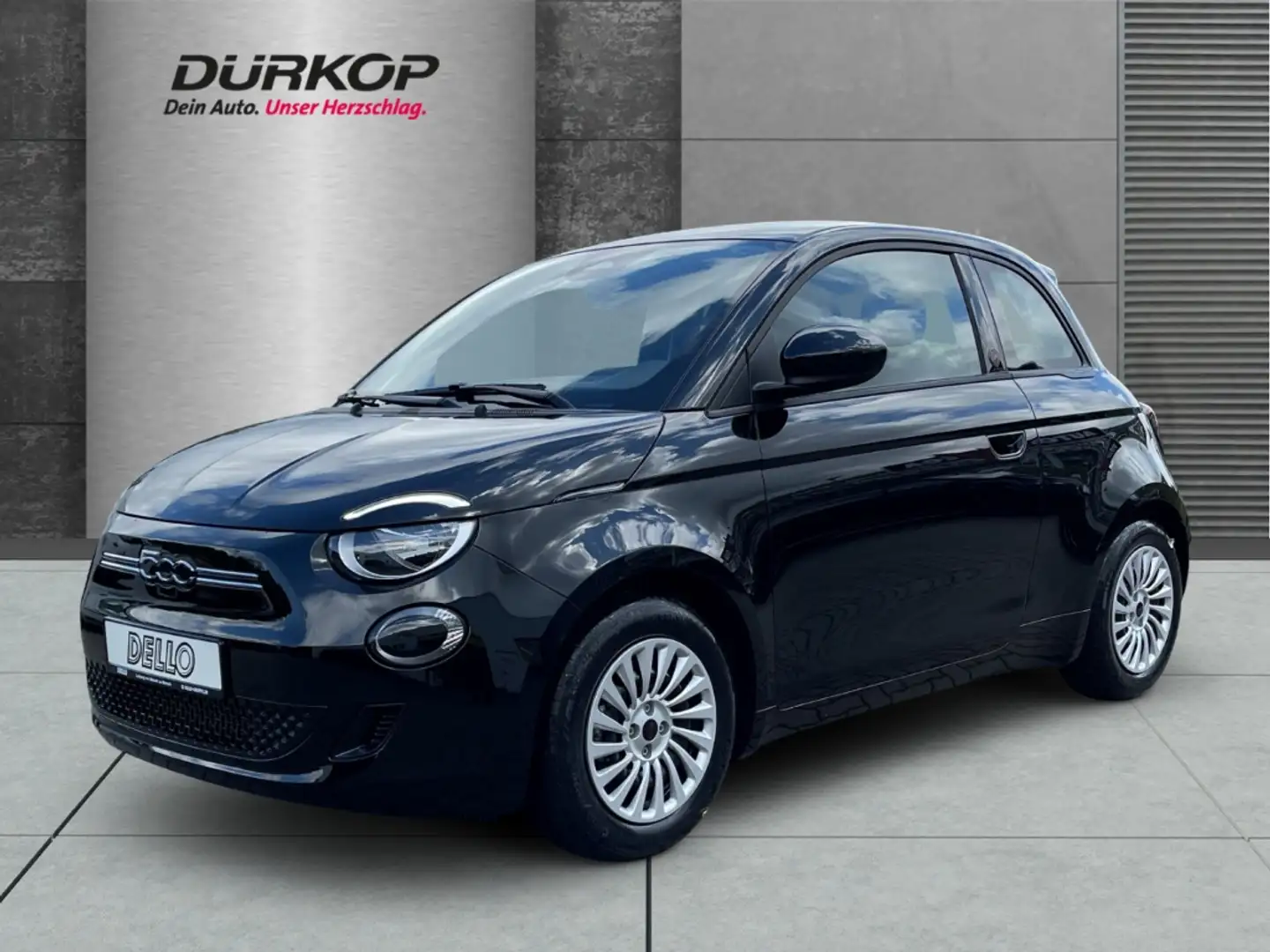 Fiat 500 RED Leasingaktion Rückfahrkamera Klimaautomatik Ap Noir - 1